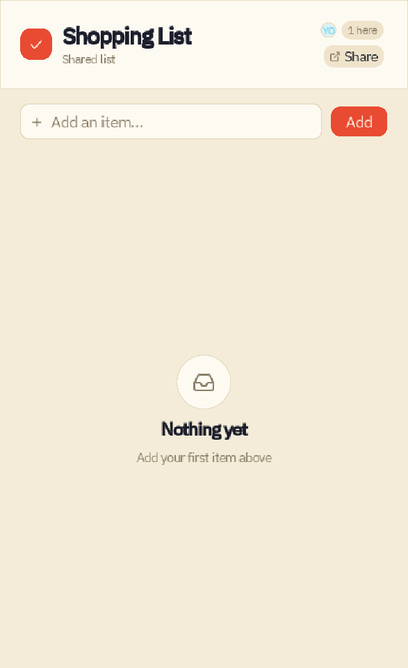 Shopping List