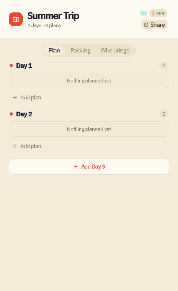 Trip Planner